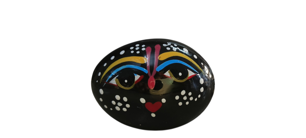 Best Natural Painted Shaligram Manufacturer in Mathura | Decorative Spiritual Shaligram Stone