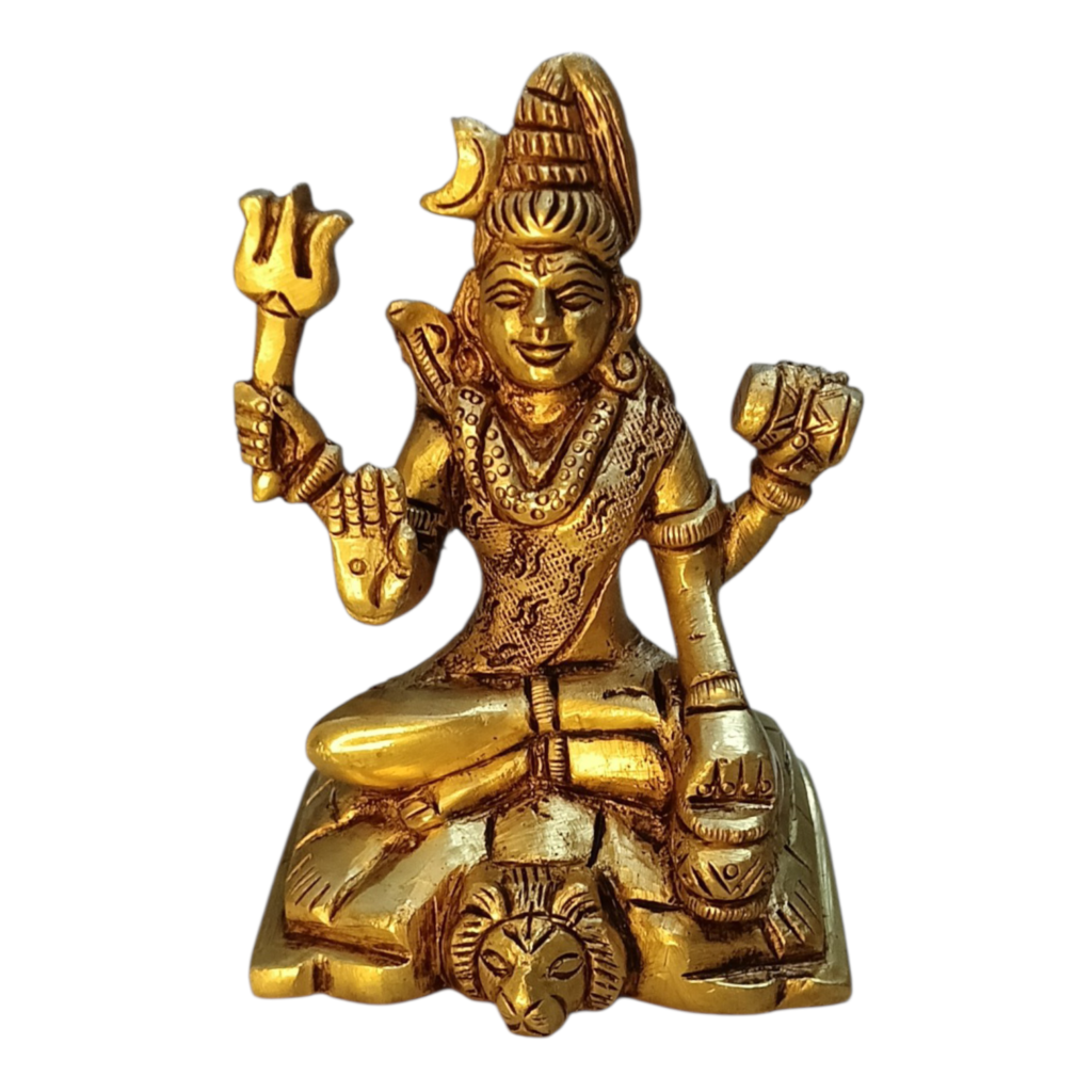 Antique Brass Lord Shiva Idol Manufacturer in Mathura | Handcrafted Mahadev Brass Statue