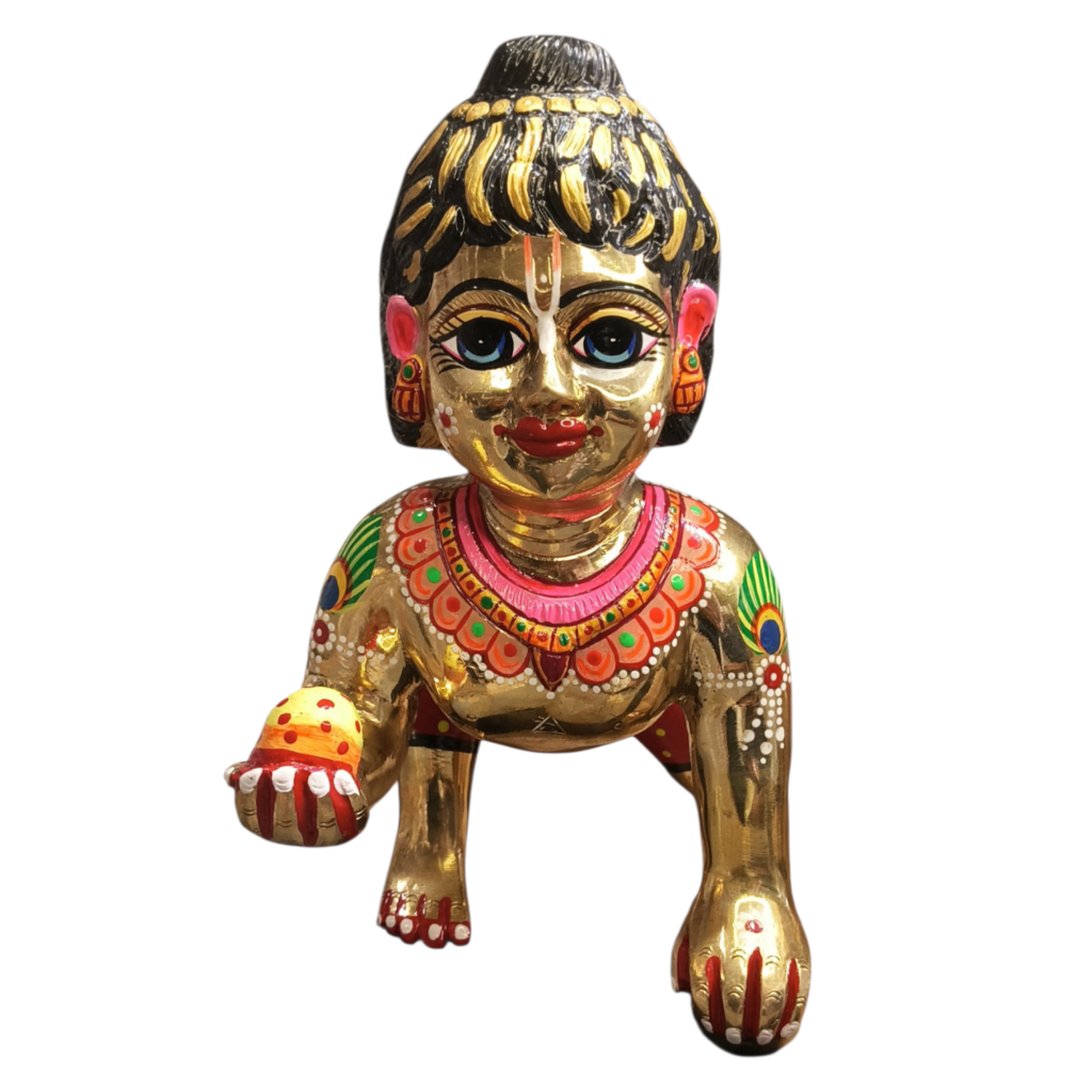 Best Idol Manufacturer in Mathura | Traditional Brass Laddu Gopal Murti