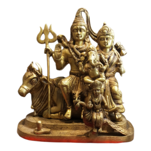 Best Brass Shiv Parivar Idol Statue Manufacturer in Mathura | Shiv Family Murti for Home Temple