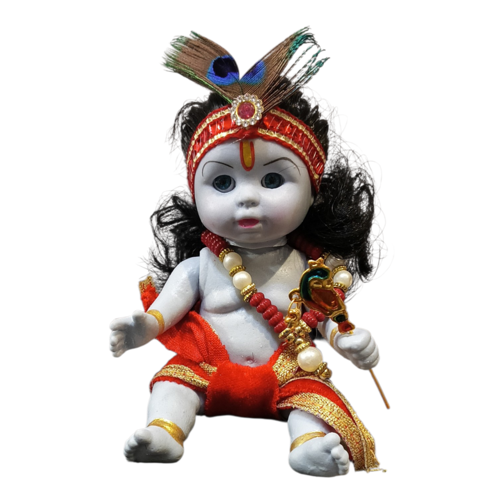 Best Baby Krishna Silicone Idol Manufacturer in Mathura | Laddu Gopal Decorative Idol