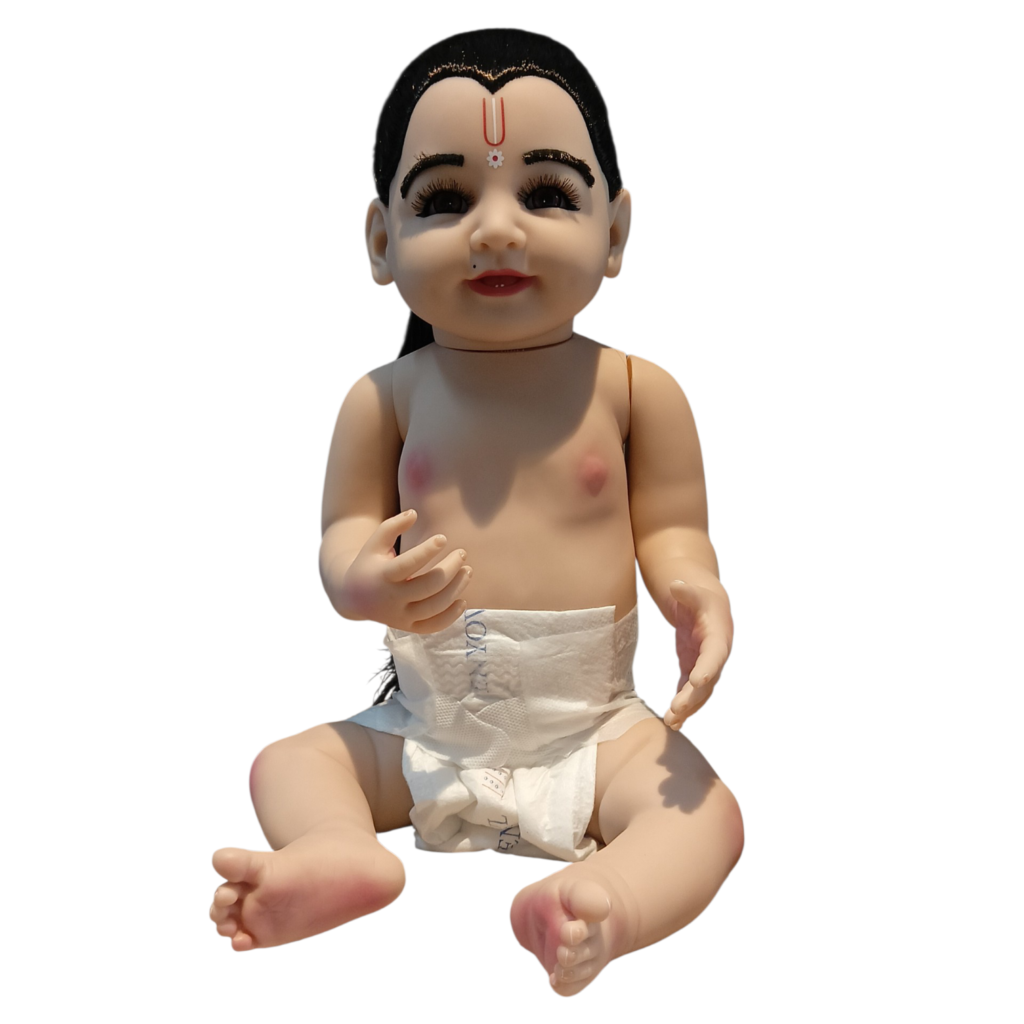 Premium Silicone Bal Gopal Idol Manufacturer in Mathura | Handmade Baby Krishna Statue