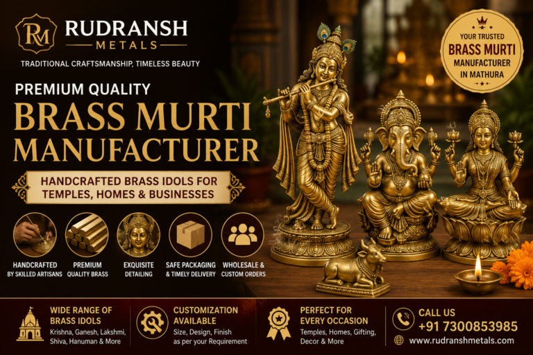Brass Murti Manufacturer – Premium Handcrafted Brass Idols by Rudransh Metals